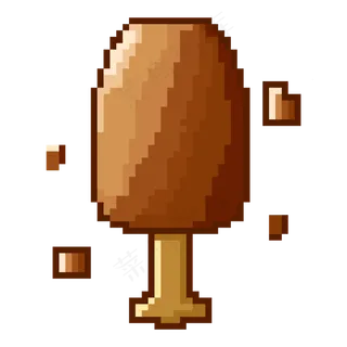 像素风格巧克力雪糕