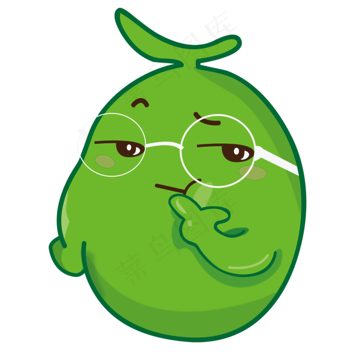 夏日清新吉祥物哈密瓜1
