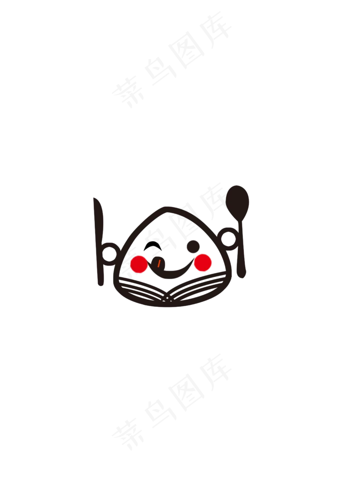 端午节粽子卡通表情PNG素材(2480X3508(DPI:300))psd模版下载