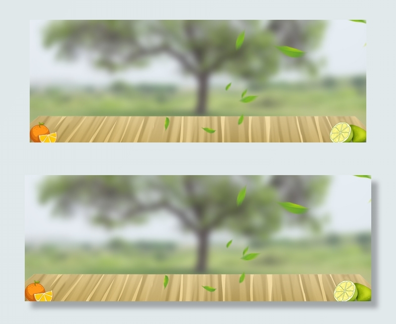 水果榨汁机简约绿林banner