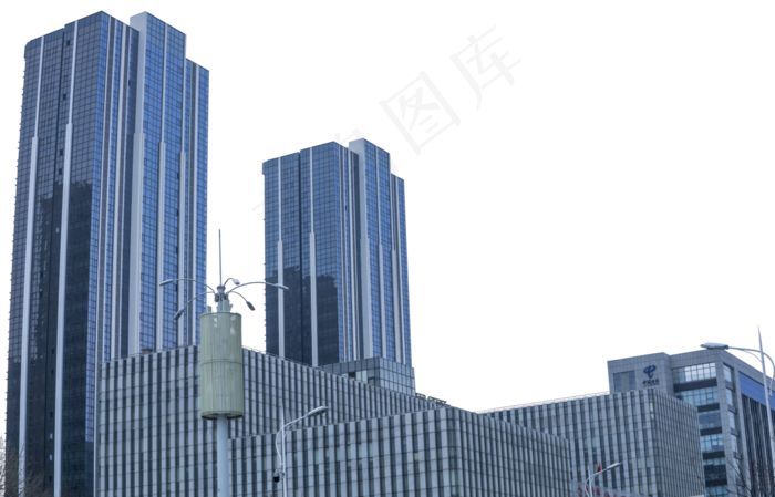 实拍住宅区写字楼(4692X3012(DPI:300))psd模版下载