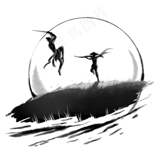 江湖侠客武侠,免抠元素