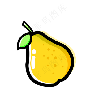 卡通梨PNG下载