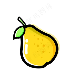 卡通梨PNG下载