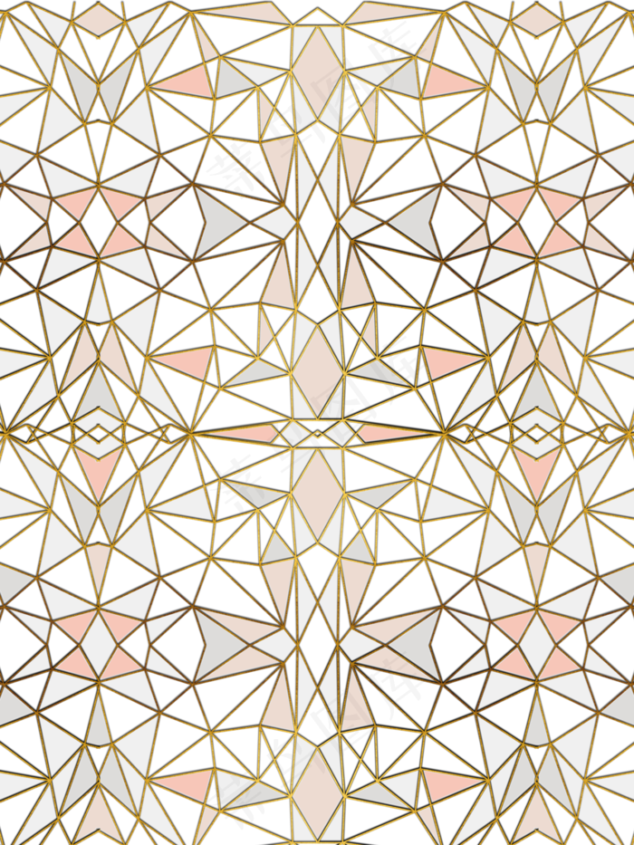 金色玻璃花窗装饰底纹(3000X4000(DPI:300))psd模版下载