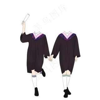 学士服毕业照拍照框