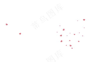 粉色的玫瑰花瓣