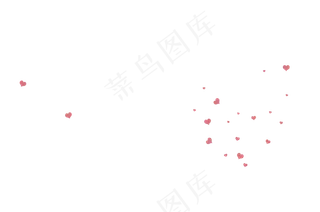 粉色的玫瑰花瓣
