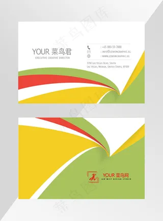 简约商务名片图片