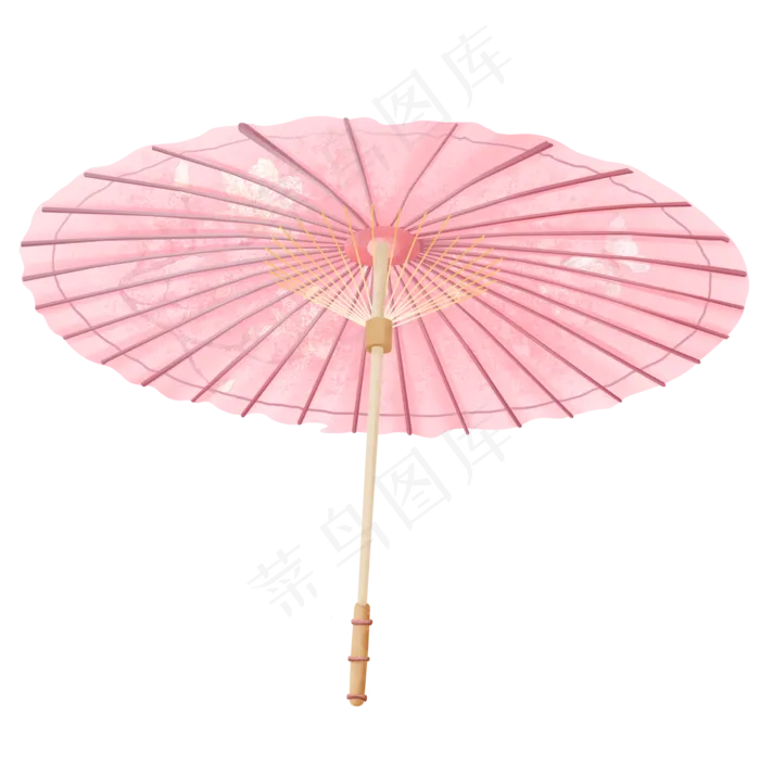 水彩油纸伞(2000X2000(DPI:299))psd模版下载