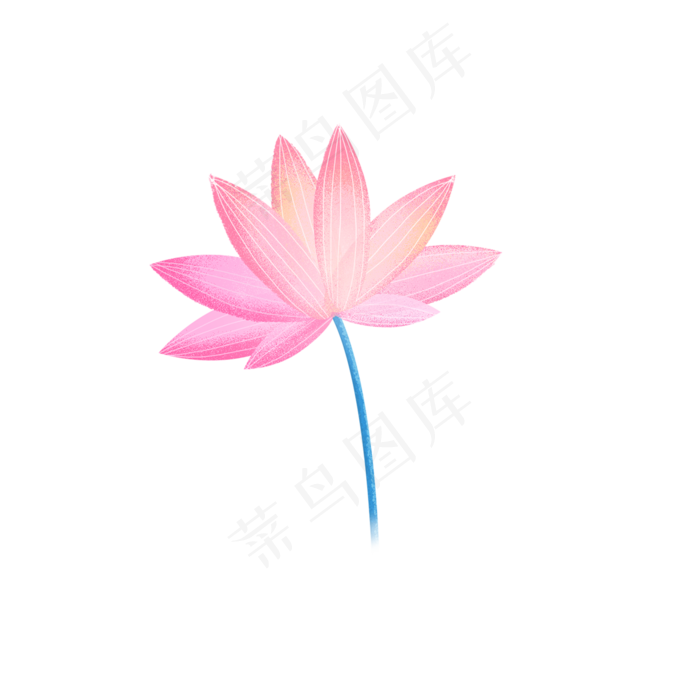 卡通荷花(2000X2000(DPI:300))psd模版下载