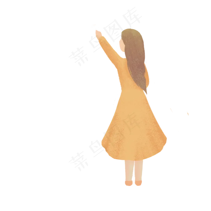 春天春季春游女孩