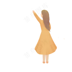 春天春季春游女孩