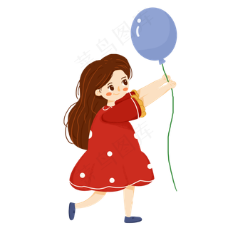 六一儿童节卡通女孩