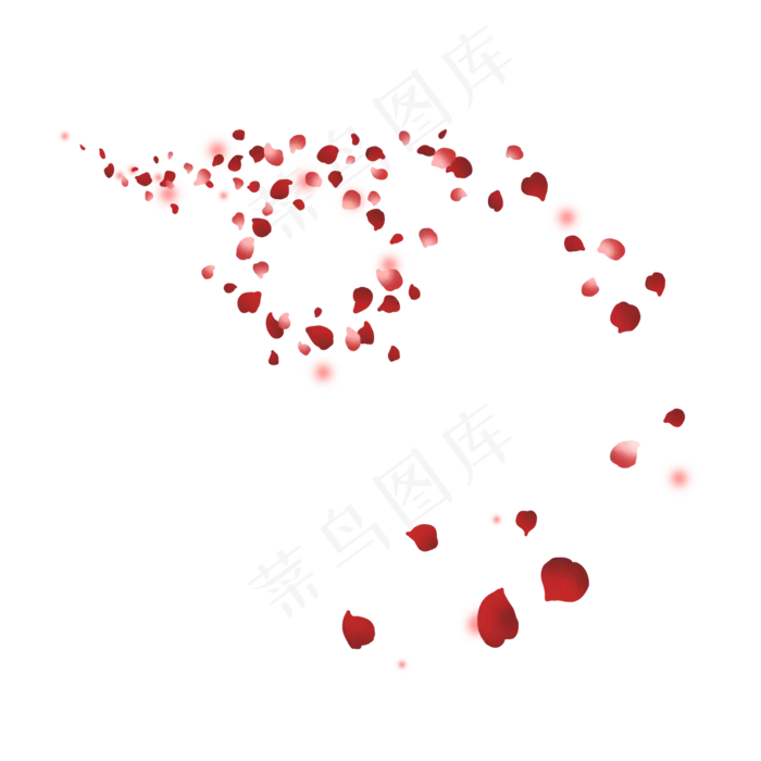 弧形盘旋花瓣PNG(2000X2000(DPI:300))psd模版下载