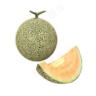 切开的哈蜜瓜