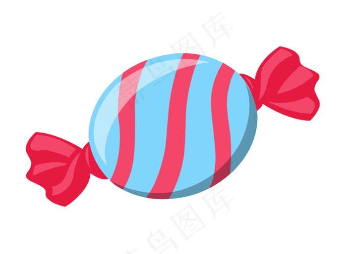 卡通零食条纹糖果