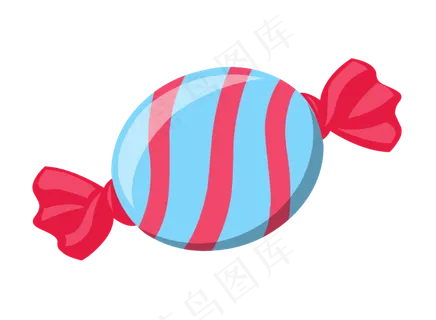 卡通零食条纹糖果