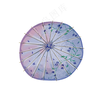 雨伞油纸伞折伞古典中国风PNG,免抠元素