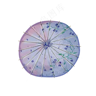 雨伞油纸伞折伞古典中国风PNG,免抠元素