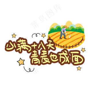 小满十八天青麦也成面