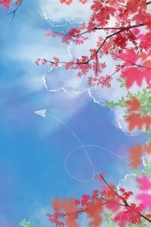 立秋节气唯美天空