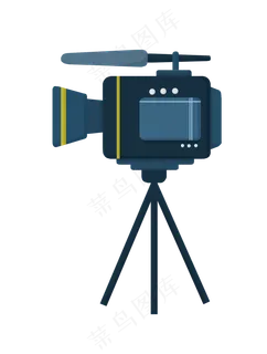 黑色架子摄像机插图