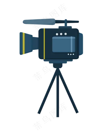 黑色架子摄像机插图