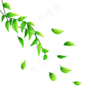 卡通古风装饰图片古风装饰树叶叶