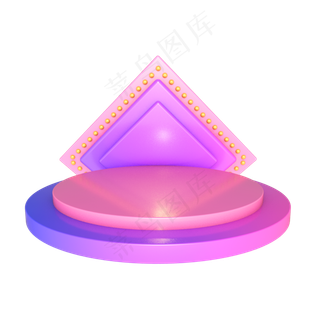 618电商装饰舞台展台