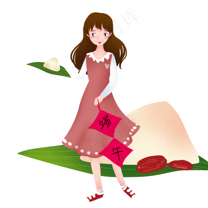 端午节女孩