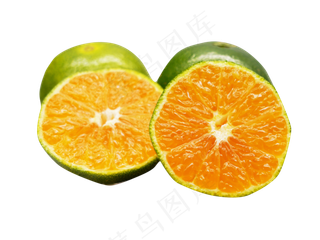 切开的半个橘子,免抠元素