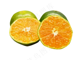 切开的半个橘子,免抠元素