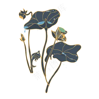 小暑大暑清凉莲花荷叶