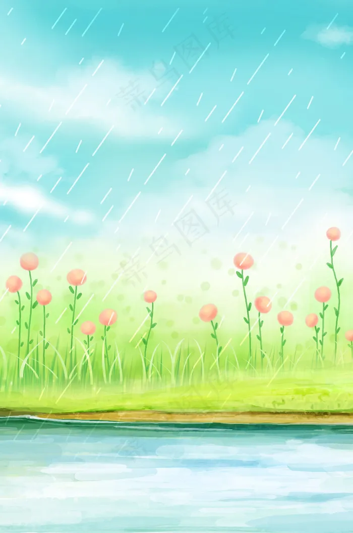 二十四节气惊蛰平面素材(2317*3488px 	      )psd模版下载