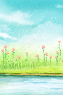 二十四节气惊蛰平面素材