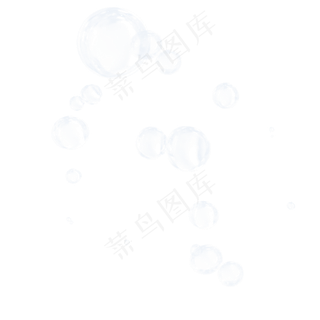 透明泡泡游乐气泡元素,免抠元素
