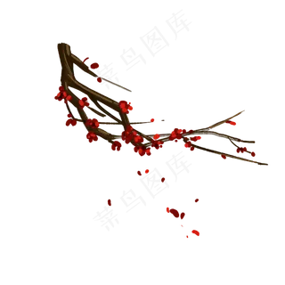 中国风梅花png免抠