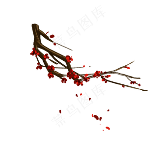 中国风梅花png免抠