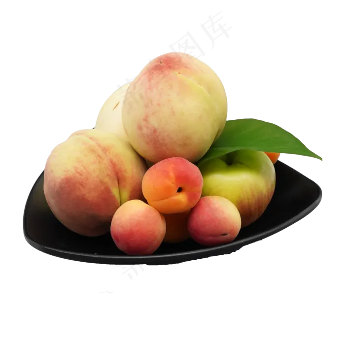 杏毛桃水果(2000*2000px 300 dpi )