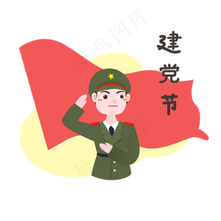 军人敬礼表情包