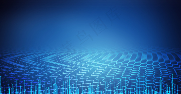 蜂巢网格科技背景