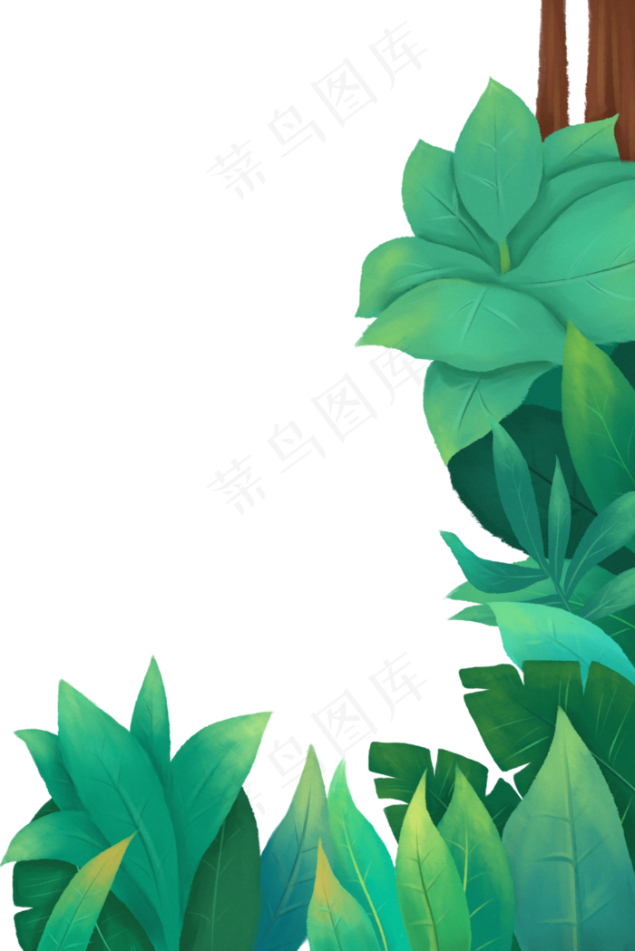 二十四节气立夏夏天绿色草地草叶