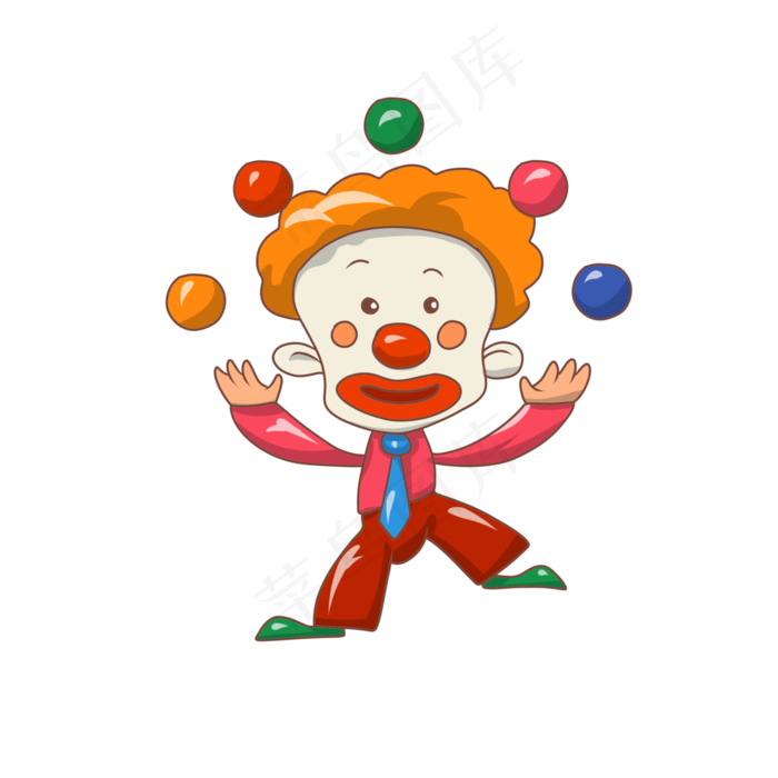 愚人节开心的小丑,免抠元素