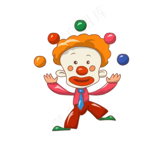 愚人节开心的小丑,免抠元素