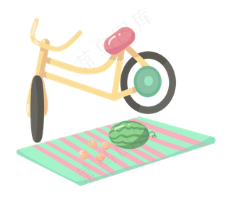 野外乘凉吃水果