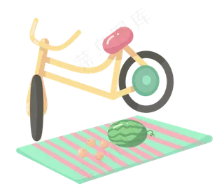 野外乘凉吃水果