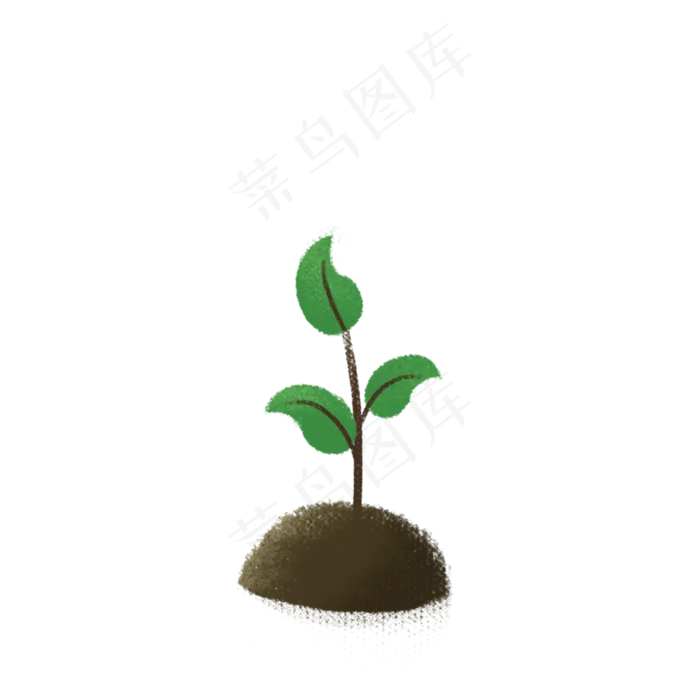 新鲜的绿色植物免抠图(2000X2000(DPI:300))psd模版下载