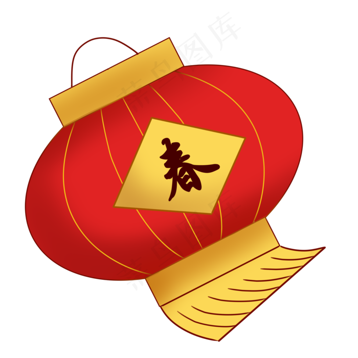 灯笼节日素材春节,免抠元素