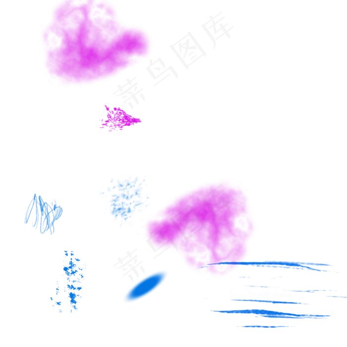 PS笔刷合集(1200X1200(DPI:72))psd模版下载